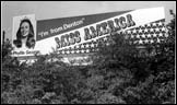 Phyllis George, Miss America 1971, featured on a billboard for her hometown of Denton, Texas.  Phyllis recently had the role of Linda Banks in the huge comedy hit 'Meet The Parents.'